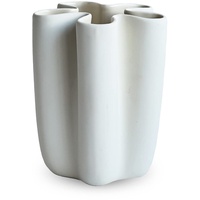 Cooee Design Tulipa Linnen, Keramik, Tulpenvase, Leinenfarbe, W: 12, L: 12, H: 20 cm,