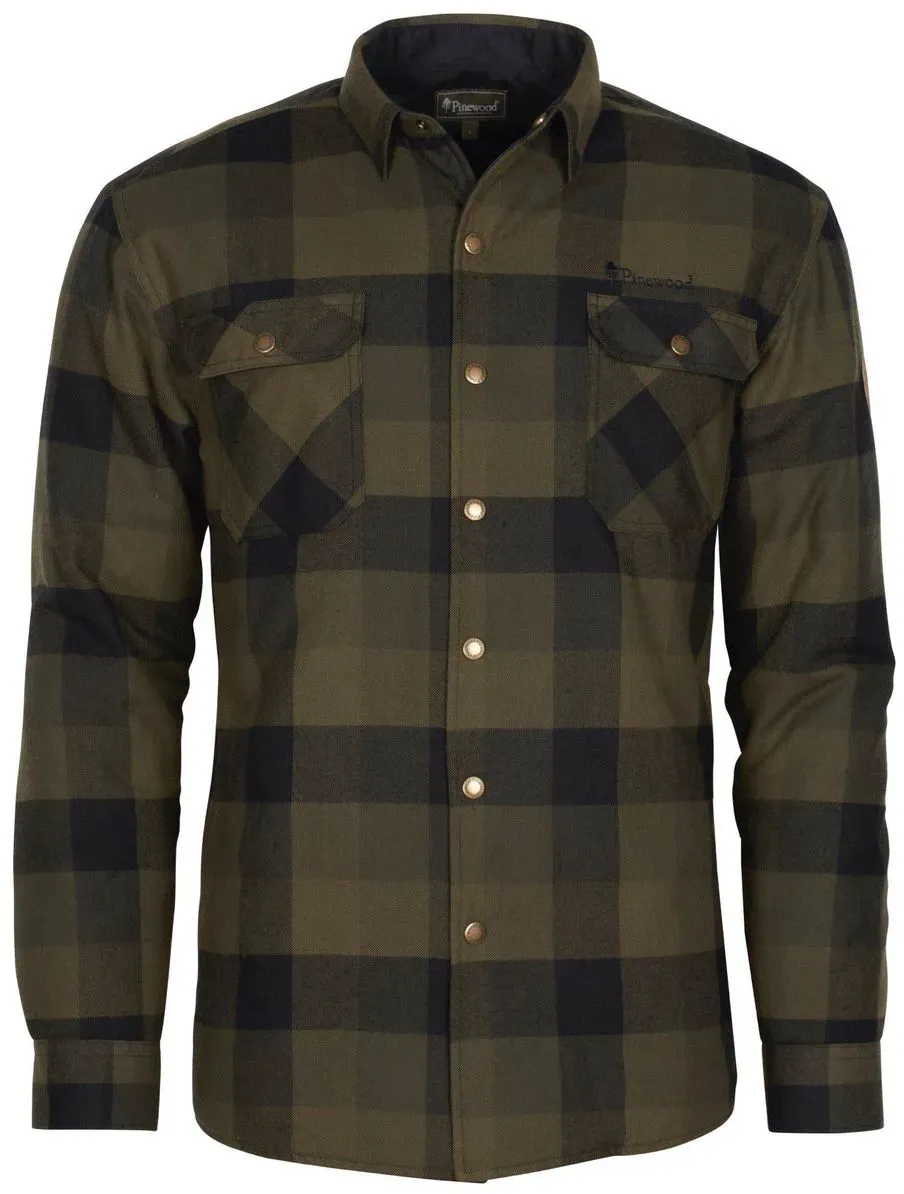 Pinewood Canada Classic 2.0 Shirt green/black (101) L