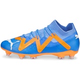 Puma Future PRO MXSG Fussballschuh, Blue Glimmer White-Ultra ORANGE, 42 EU