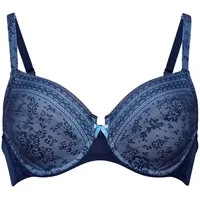 Rosa Faia BH Fleur Bügel-BH Spitzen-Details, Zierschleife, für Damen, 408 Anthrazit 105F