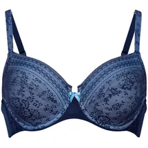 Rosa Faia BH Fleur Bügel-BH Spitzen-Details, Zierschleife, für Damen, 408 Anthrazit Polyamid F, 105