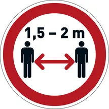 Durable 104103 Selbstklebendes Hinweisschild Schwarz, Rot, Weiß