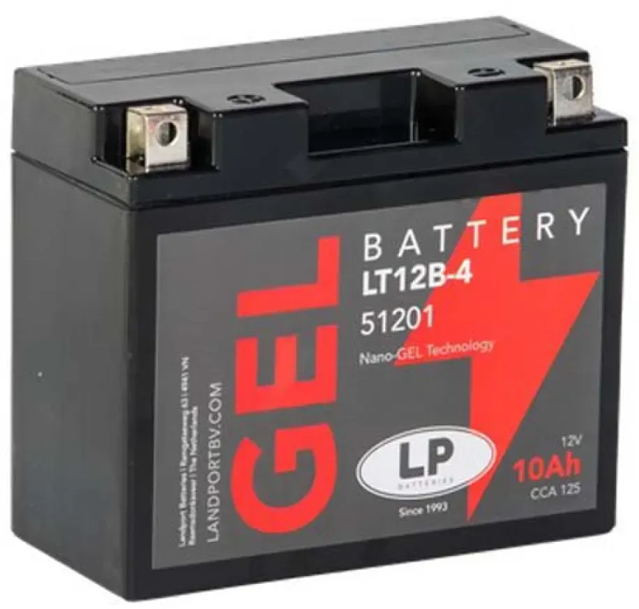 Lp Landport Lt12b-4 12v 10ah Gelbatterie - Black - One Size