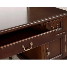 Casa Padrino Schreibtisch Dunkelbraun