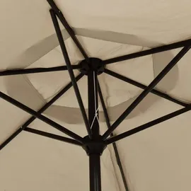 vidaXL Sonnenschirm Ø 300 cm Taupe