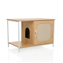 hjh living Katzentoilette Kittyhome 1 80x48x55 Cm Beige