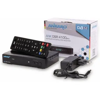 Ankaro ANKARO DSR 4100 Plus HD HDTV digitaler Satelliten-Receiver (HDTV, Satellitenreceiver