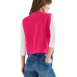 Cecil Weste in Wolloptik pink XXL
