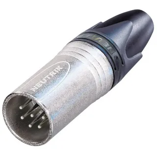 Neutrik NC6MXX XLR-Steckverbinder Stecker, gerade Polzahl: 6 Silber 1St.