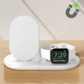 Belkin BoostCharge 3-in-1 Wireless Charger for Apple Devices weiß (WIZ001vfWH)