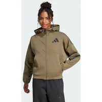 Adidas Z.N.E. Reißverschlusspullover Olive Strata M