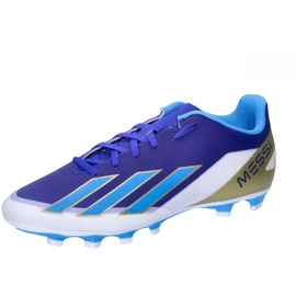 adidas X Crazyfast Messi Club Flexible Ground Boots Sneaker, Lucid Blue Blue Burst Cloud White, 43 1/3 EU