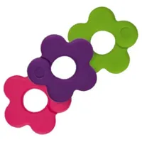 Chrysal Flower Flex Clip, Orchideenclips 3er Set - violett/grün/pink