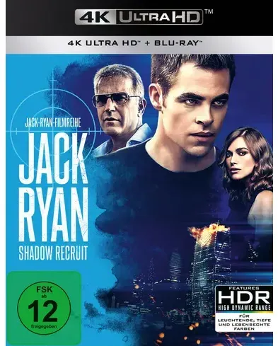Jack Ryan - Shadow Recruit  (4K Ultra HD) (+ Blu-ray 2D)