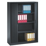 Californian Products CP Omnispace Rollladenschrank schwarzgrau 3 Fachböden 100,0 x 42,0 x 166,0 cm