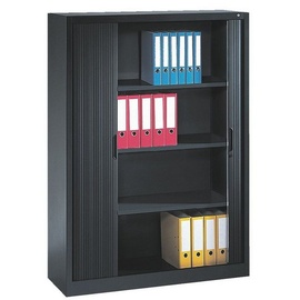 Californian Products CP Omnispace Rollladenschrank schwarzgrau 3 Fachböden 100,0 x 42,0 x 166,0 cm