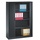 Californian Products CP Omnispace Rollladenschrank schwarzgrau 3 Fachböden 100,0 x 42,0 x 166,0 cm