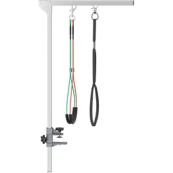 PawHut Haustier Fellpflege Arm Aluminum, Edelstahl