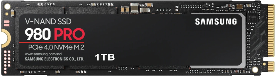 Samsung 980 PRO SSD 1TB M.2 2280 PCIe 4.0 x4 Internes Solid-State-Module
