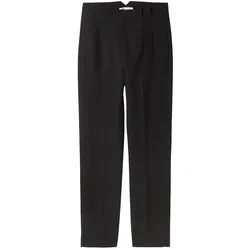 TOM TAILOR DENIM Damen High Waist Hose, schwarz, Uni, Gr. XL
