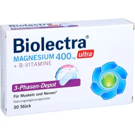 Hermes Arzneimittel Biolectra Magnesium 400 mg ultra 3-Phasen-Depot Tabletten 30 St.