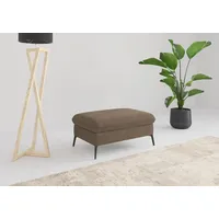 sit&more Polsterhocker SIT & MORE "Emely", braun (hellbraun), B:104cm H:47cm T:69cm, 100% Polyester, Hocker, Polsterhocker, mit praktischen Stauraum