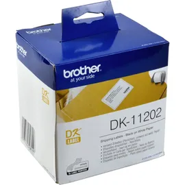Brother Etiketten DK11202 Weiß 62 x 100 mm 300 St.