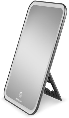 Tablet mirror with LED and USB-C - Black