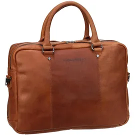The Chesterfield Brand Wax Pull Up Aktentasche Leder 41 cm Laptopfach braun