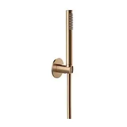 Herzbach Design iX PVD Wannenset 21.914100.1.39 Copper Steel, mit Konushalter, Brauseschlauch 1.600mm