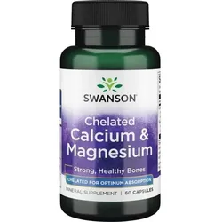 Swanson Albion Chelat Calcium & Magnessium 60 St