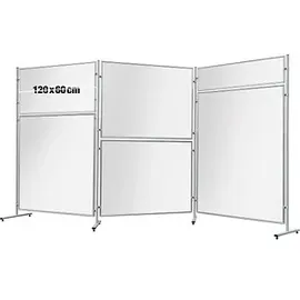 Franken Trennwand ECO, doppelseitig EL-UTS60, weiß 120,0 x 60,0 cm, 1 St.
