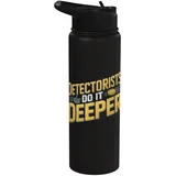 Lustiger Metalldetektor Schatzsuche Metalldetektor Stainless Steel Insulated Water Bottle