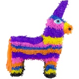Folat 60920 - Pinata Esel, 57 x 37 cm zum Befüllen mit Süßigkeiten und Geschenken | perfekt für den Kindergeburtstag, Geburtstag ALS Geschenkidee oder für die Hochzeit.
