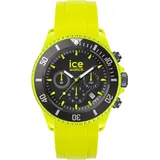 ICE-Watch ICE chrono Neon yellow - Gelbe Herrenuhr mit Silikonarmband - Chrono - 019843 (Extra large)