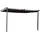 Habitat et Jardin Anbaupergola mit ausziehbarem Dach - 3 x 4 m - Anthrazitgrau