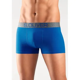 S.Oliver Bodywear Boxer blau / petrol / rot / schwarz S 4er Pack