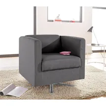 Home Affaire Drehsessel Bob Polyester 72 x 71 x 75 cm Schwarz drehbar