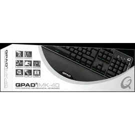 Qpad MK-40 Pro Gaming Keyboard DE schwarz (9J.P7N81.K0G)