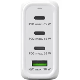goobay Multiport-Schnellladegerät 68 W, weiß