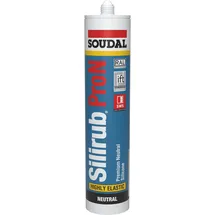 Soudal N.V. Neutralsilikon Silirub Pro N grau 300 ml