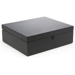 Bredemeijer Teebeutelbox mit 6 Fächern, schwarz        184006