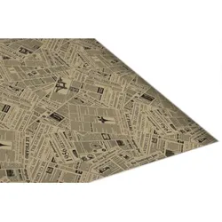 Karton mit 400 zugeschnittenen Papiertischdecken 100x100, dekoriert, Öko-Natur-Presse