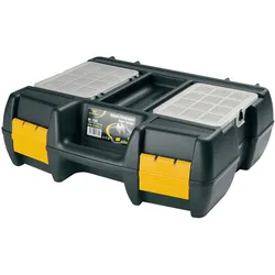 ArtPlast Werkzeugkoffer für Elektrowerkzeuge aus Polypropylen L 400 x B 340 x H 133 mm mit 2 Organisatoren im Deckel und Schaumstoff im Inneren