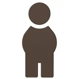Hewi 801 Symbol Mann 801.91.01084 umbra, selbstklebend
