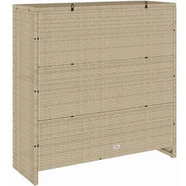 vidaXL Aufbewahrungsschrank Beige 100x36x102 cm Rattan - vidaXL