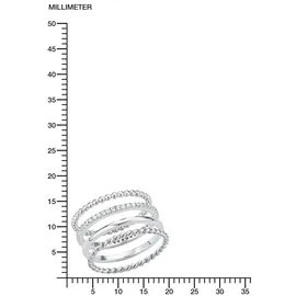 s.Oliver Ring für Damen, Sterling Silber 925, Zirkonia (synth.) Ringe Weiss