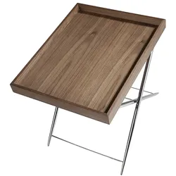 AC ANGEL CERDÁ Angel Cerdá  Ecktisch mit Tablett in Nussbaum 2034C