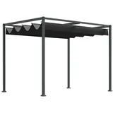 Outsunny Pergola 3x2m Garten Pavillon, Terrassendachung aus Metall, Gartenpavillon mit verstellbares Dach, Freistehend, Sonnenschutz für Terrasse