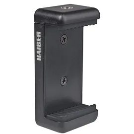 Kaiser Smartphone-Halter schwarz mit 2 Stativgewinden 6015